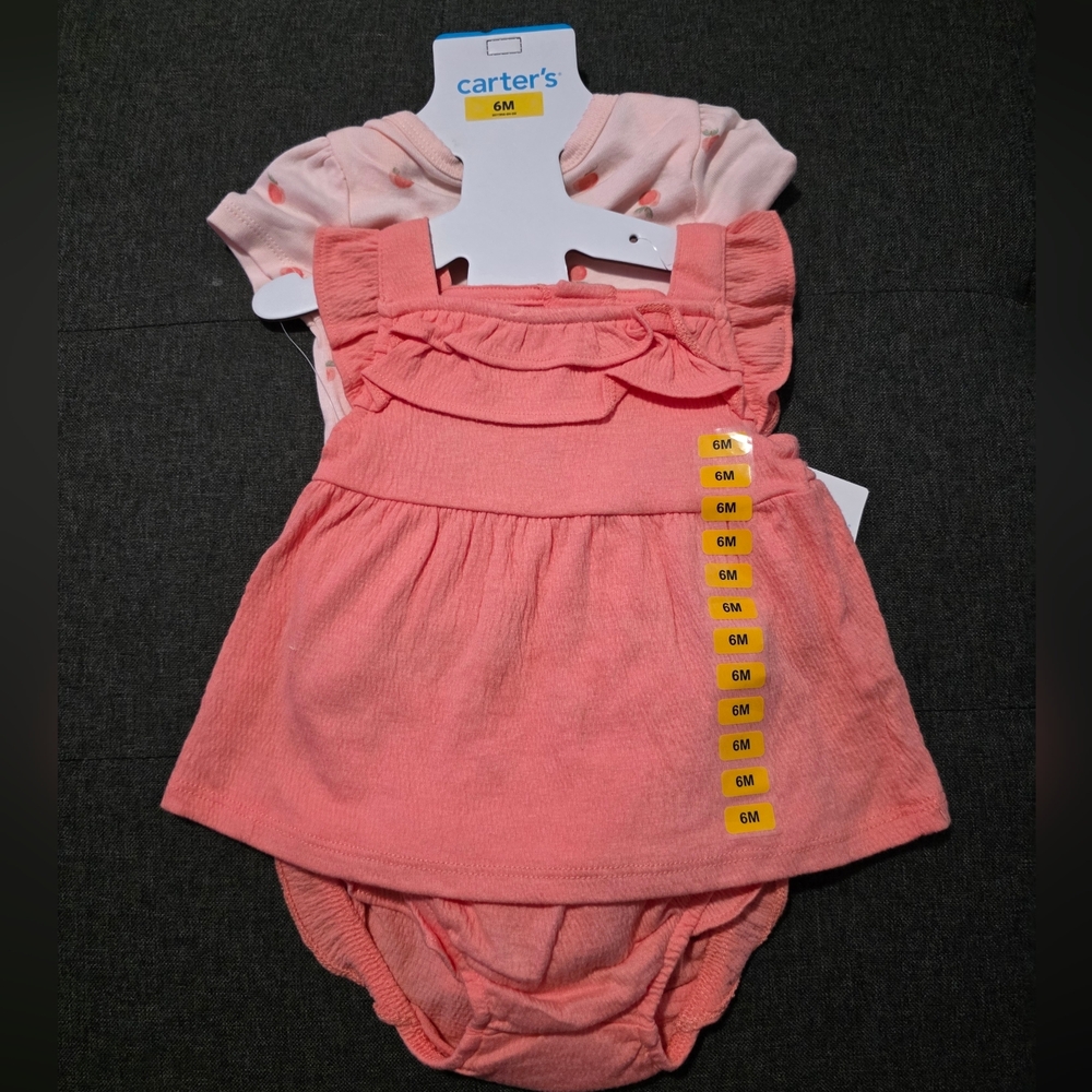 Carter's Pink Diaper Cover Set